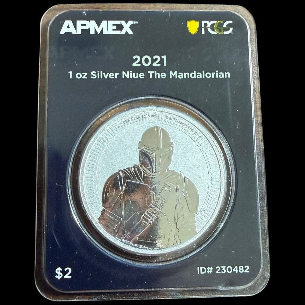 2021 Niue The Mandalorian 1 oz .999 Silver $2 Coin FirstStrike APMEX PCGS